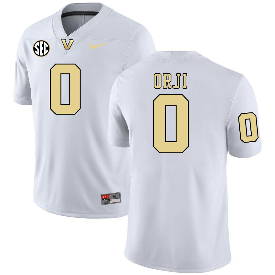 Anfernee Orji Jersey,Vanderbilt Commodores #0 Anfernee Orji Football Jersey,Uniforms-White 2024